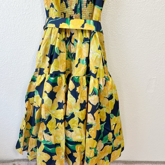 🎀NWT Anthropologie Hutch Alice Belted Floral-Print Midi Dress - Picture 10 of 11